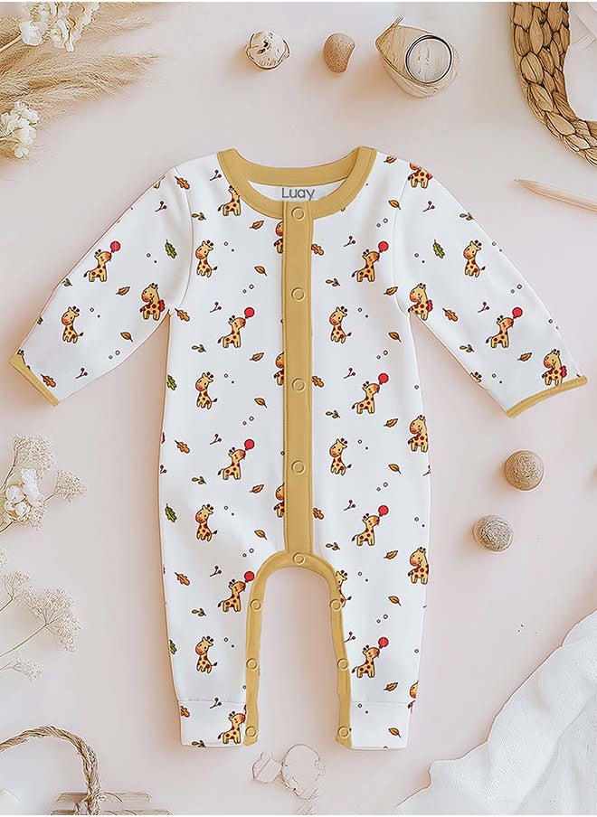 LUAY 100% Cotton Full Sleeves Baby Romper,Sleepsuit for Baby Girls & Boys _(Pack of 2) 18-24 M  - Image 4