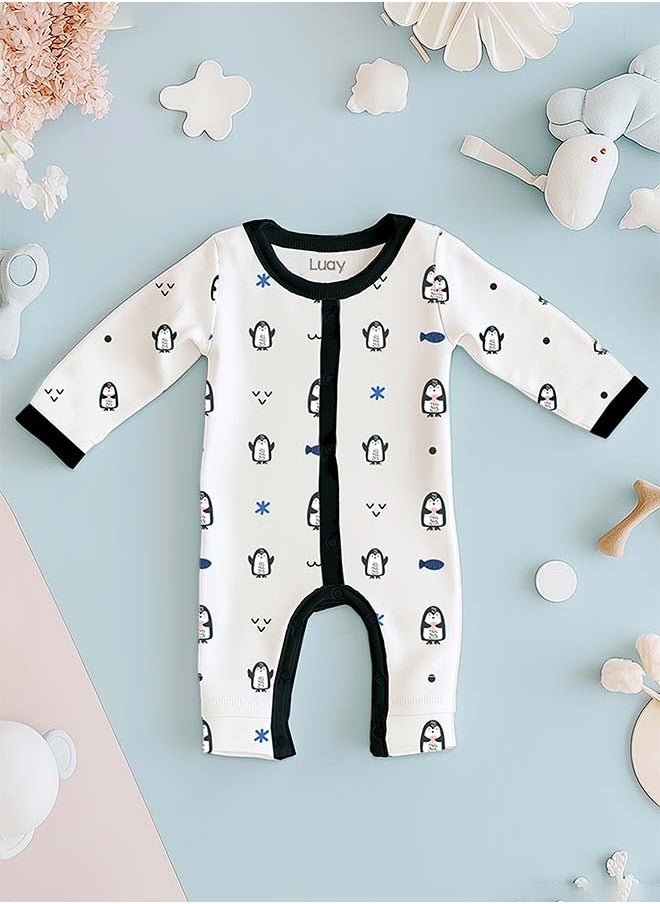 LUAY 100% Cotton Full Sleeves Baby Romper,Sleepsuit for Baby Girls & Boys _(Pack of 2) 18-24 M  - Image 3