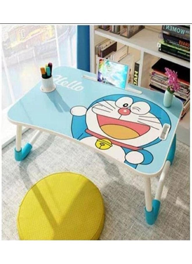 C&C Home Portable Folding Laptop Desk for Bed With iPad and Adjustable Lap Tray Notebook Stand Foldable Non-Slip Legs Reading Table Tray for Working Studying Camping  - Image 3