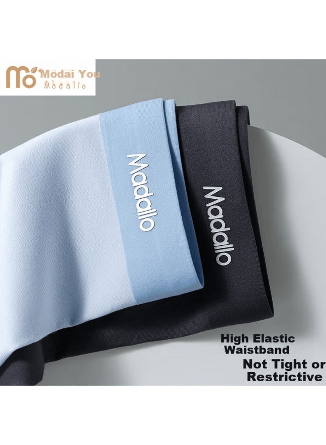 Modal Men's Underwear Pure Cotton 10a Antibacterial Breathable Loose Boxer Shorts With Cordyceps Care - Image 2