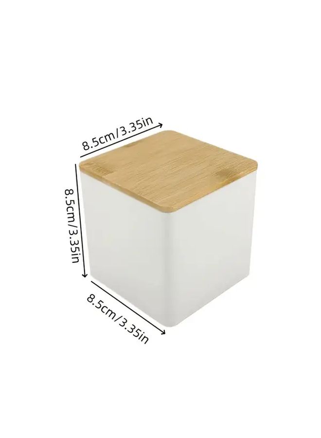 3 Pcs Black Short Tea Coffee Sugar Three Combination Set Storage Boxes Can Store Tea Fruit Tea Candy Etc Kitchen Storage Set With Bamboo Lid Metal Container Pantry Essentials Food Organization Sleek Kitchenware Durable Sturdy Construction - Image 4
