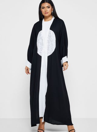 Embellished Detail Abaya With Sheila