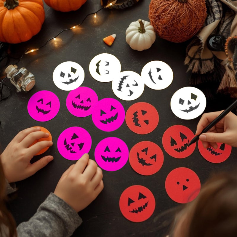 ChromaLabel 2 Inch Circle Sticker Labels, Easy to Write On Round Colored Stickers, Permanent Adhesive Labels - 500 Sticky Dots per Roll, White Stickers - Image 5
