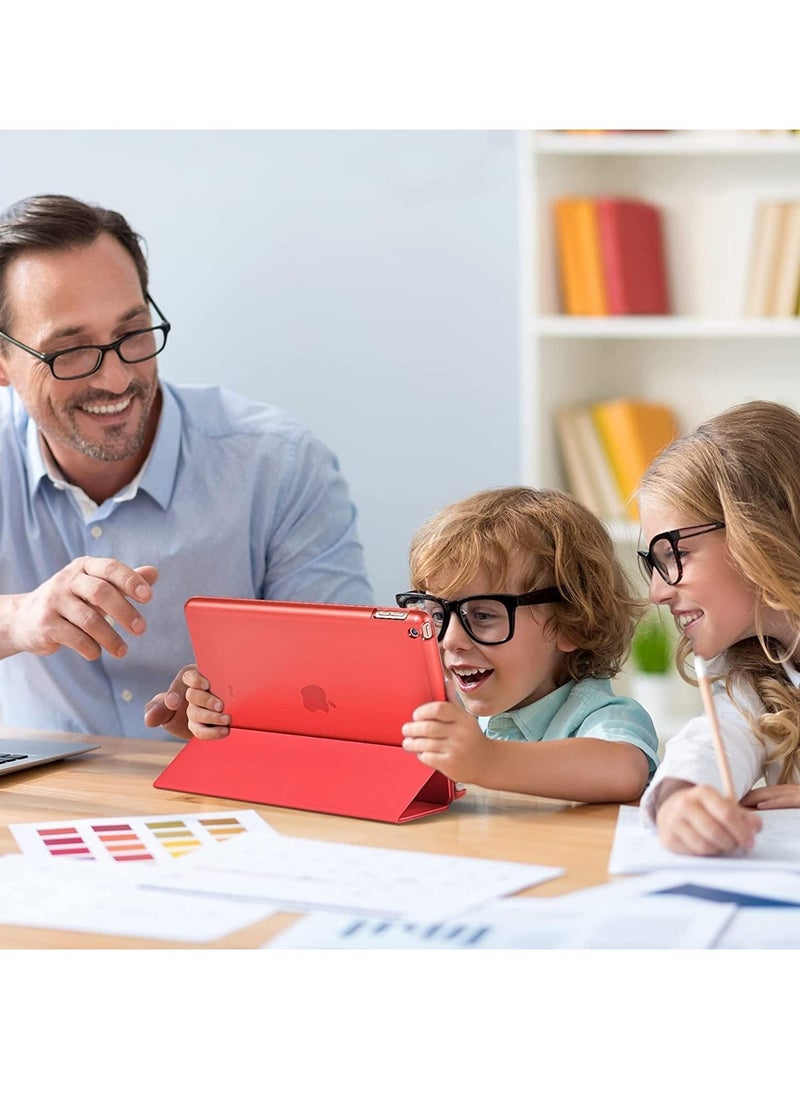 ELTRAZONE iPad 10.2 Case - Compatible with iPad 9th Generation 2021, iPad 8th Generation 2020, iPad 7th Generation 2019 - Slim Hard Back Shell Protective Smart Cover (Red) - Image 3