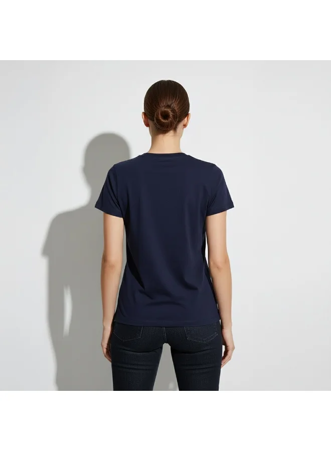 Polo Play Ladies Graphic T-shirt -NAVY