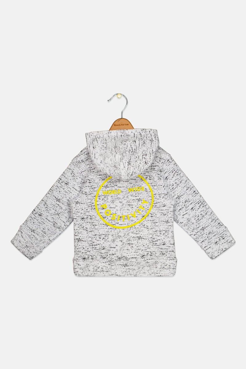 Originals by Brooklyn Cloth Toddlers Boy Allover Print Long Sleeves Sweatshirt, White Combo  - Image 2