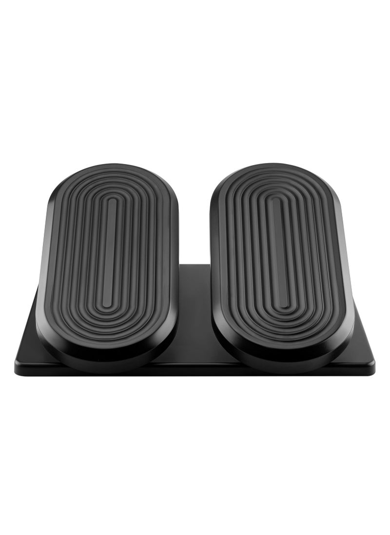 NAVODESK - NAVO Ergonomic Underdesk Footrest with Tilt Mechanism Home Office Footrest Adjustable Foot Stool with Non Slip Base Model Black - Image 1