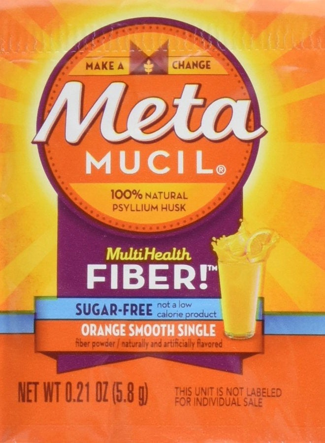 Metamucil أكياس ألياف متعددة الصحة بنكهة البرتقال خالية من السكر - 30 × 0.21 أونصة - Image 1