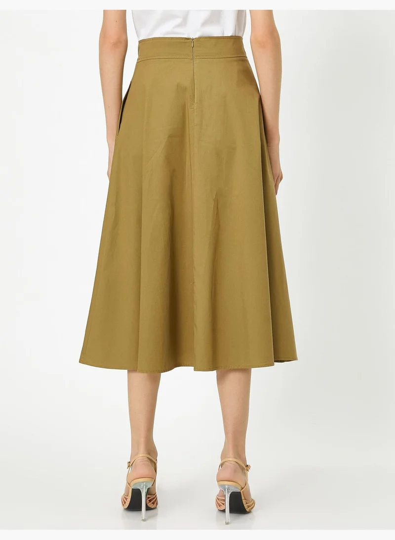 KOTON Tie Waist Skirt
