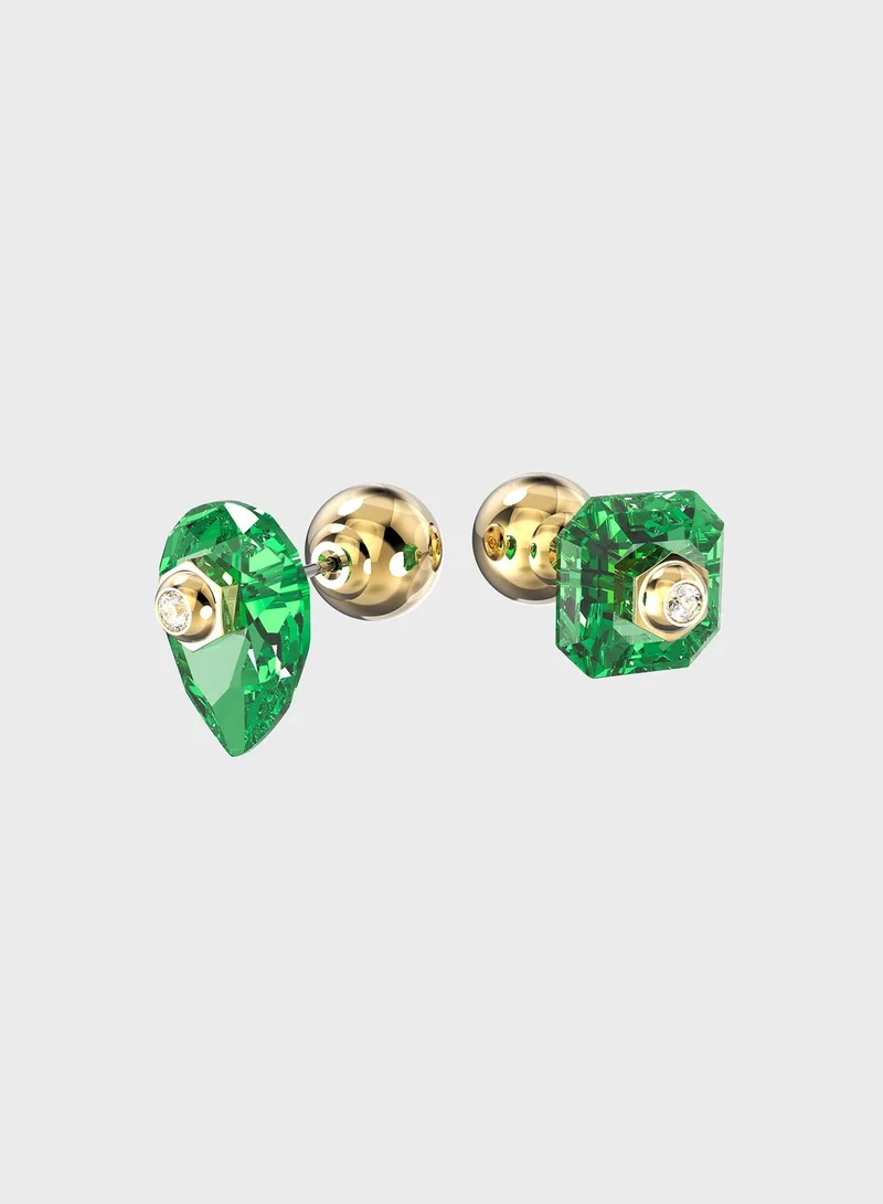 SWAROVSKI Studiosa Gold-Tone Plated Embellished Studs