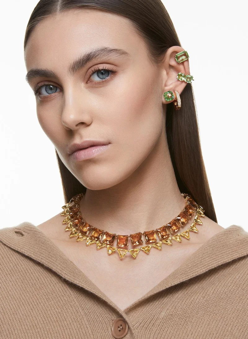 SWAROVSKI Studiosa Gold-Tone Plated Embellished Studs