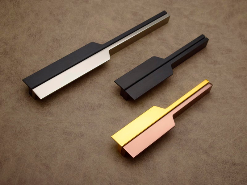 RAB Handle for Door, Cabinet, Wardrobe (Code:- Hand 972, Finish:- Rose Gold, Left Side, Size:- 8", Pack of 1 PCS) - Image 5