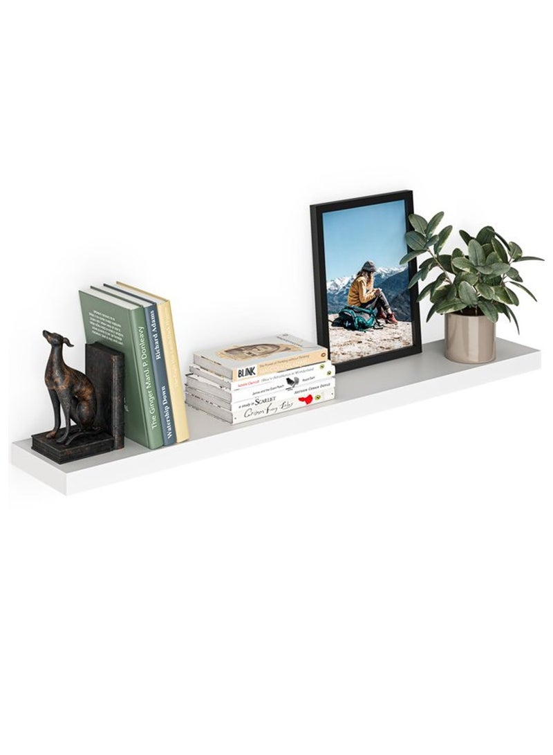 DubaiGallery Wall Shelf Sink Storage Frame Luxury Laminate Hanging Rack Mirror Front Shelf Bathroom Accessories  - Image 1