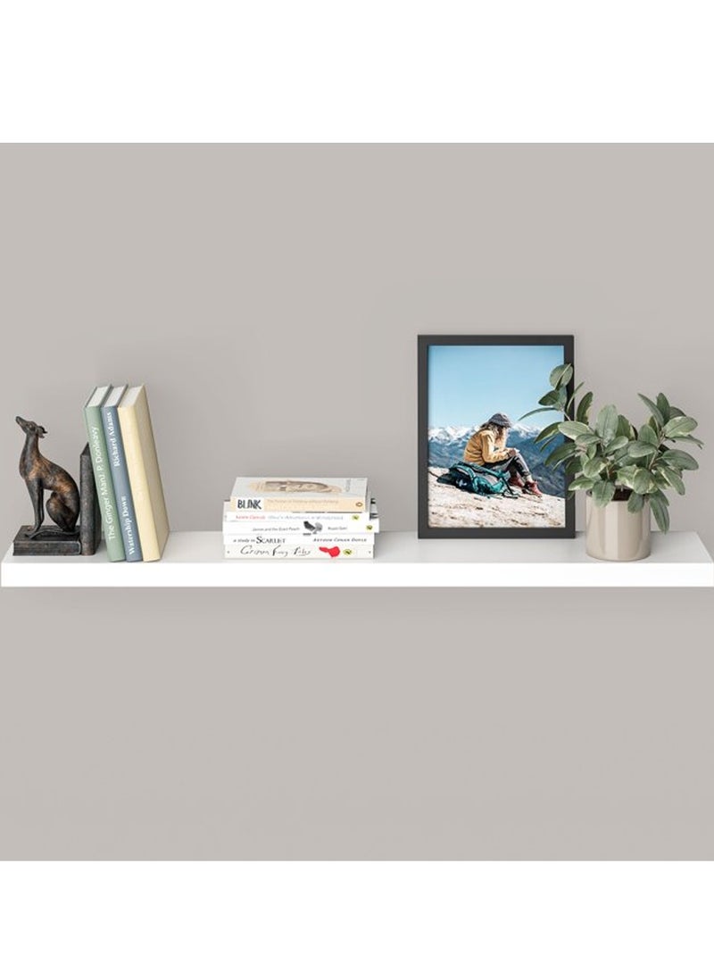 DubaiGallery Wall Shelf Sink Storage Frame Luxury Laminate Hanging Rack Mirror Front Shelf Bathroom Accessories  - Image 2