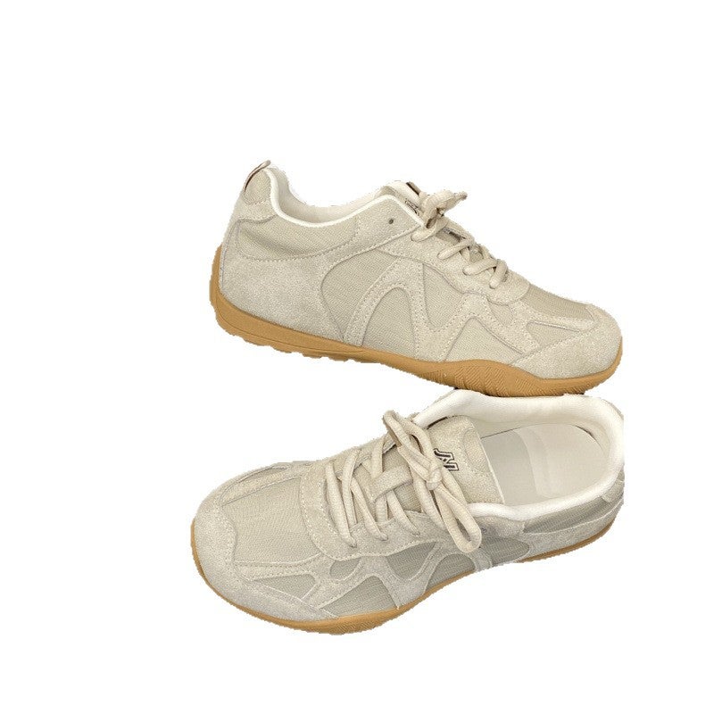 Retro German Training Sneakers for Women - Thick Sole, Height Increase, Comfortable, Casual, J-699-9 - Image 4