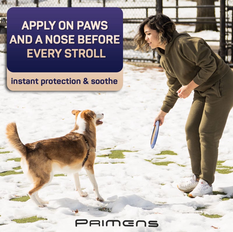 Primens Dog Paw Balm for Dry Cracked Paws â€“ Lick-Safe Moisturizer and Organic Paw Wax with Aloe & Vitamin E â€“ Hot Pavement and Winter Snow Protection â€“ Nose Safe â€“ for All Breeds - Image 5