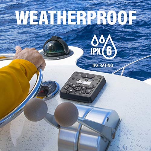 BOSS Audio Systems MGR450B Marine Gauge Receiver Bluetooth Digital Media MP3 Player No CD Player USB Port AMFM Radio NOAA Weather Band Tuner Weatherproof - Image 3