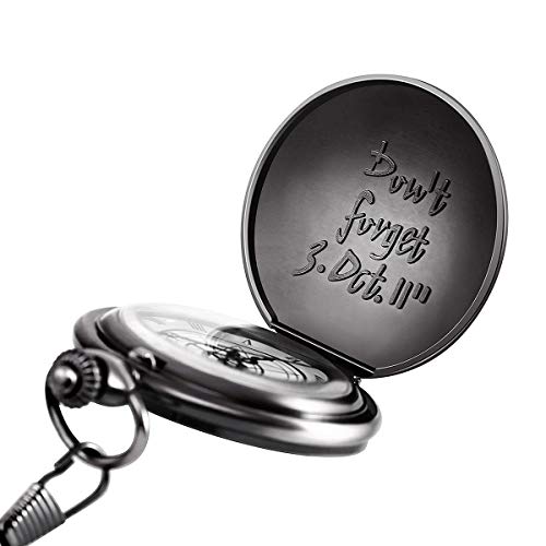 BoShiYa Fullmetal Alchemist Pocket Watch with Chain Vintage Quartz Pocket Watch for Cosplay Accessories Anime Merch - Image 3