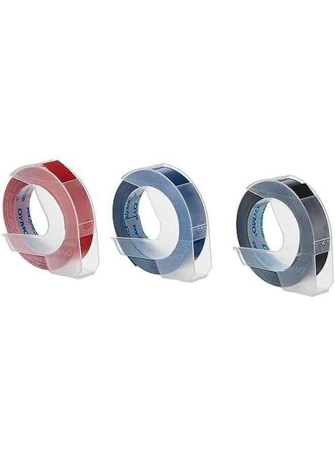 Dymo Embossing Tape 9Mmx3M Assorted In A Blister Of 3Pc - Image 2