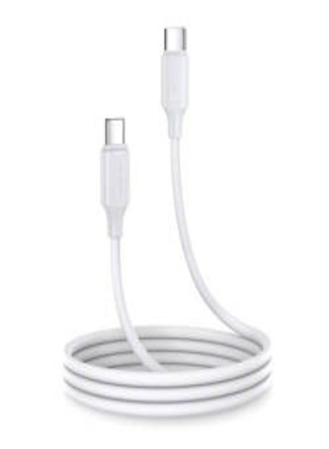 جوي روم Joyroom cable USB-C - USB-C 480Mb / s 60W 1m white (S-A9) White - Image 1