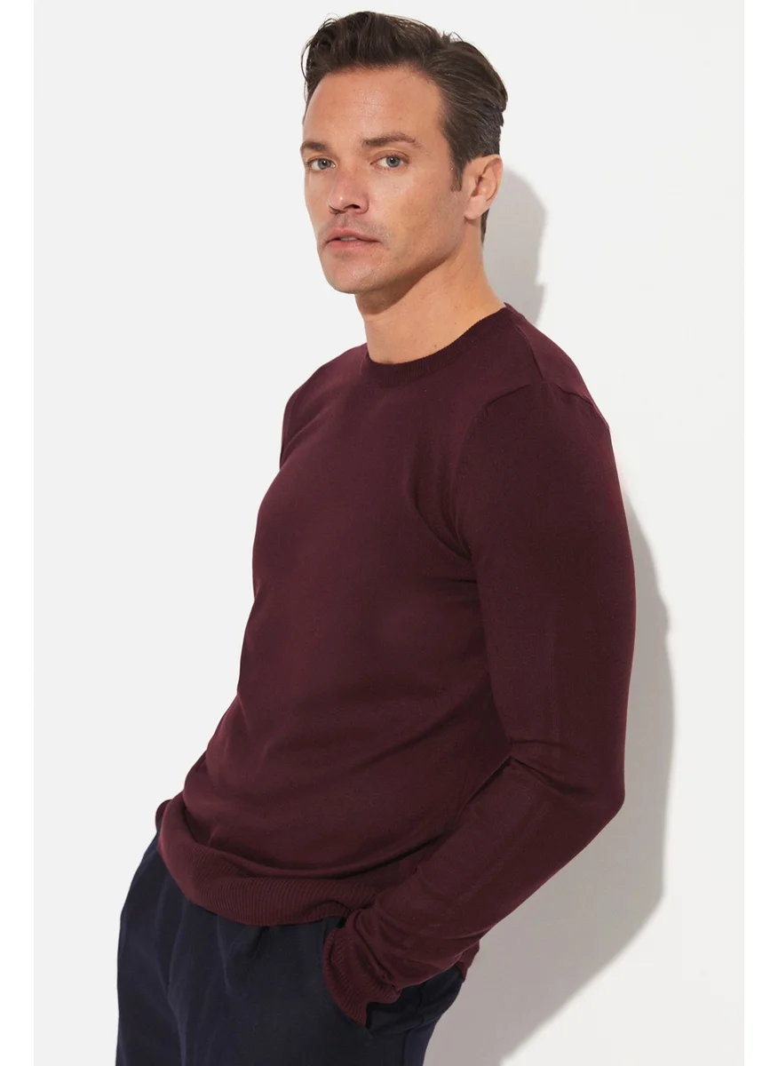 جون Men's Regular Fit Crew Neck Knitwear Sweater