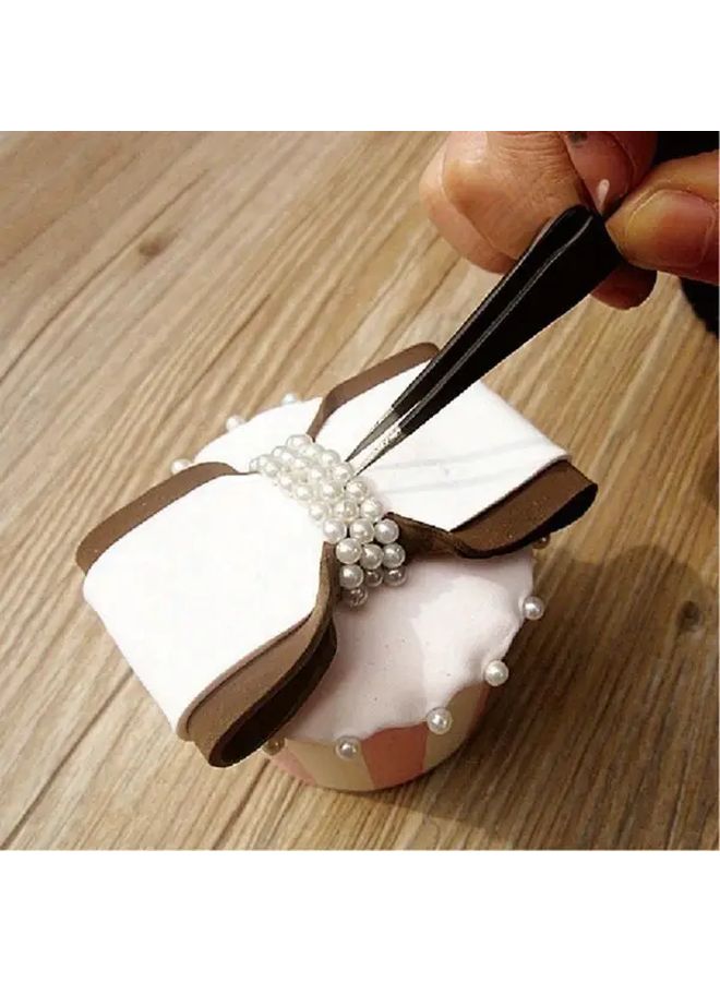 2Pcs Anti Static Stainless Steel Tweezers For Baking Cake Decorating - Image 3