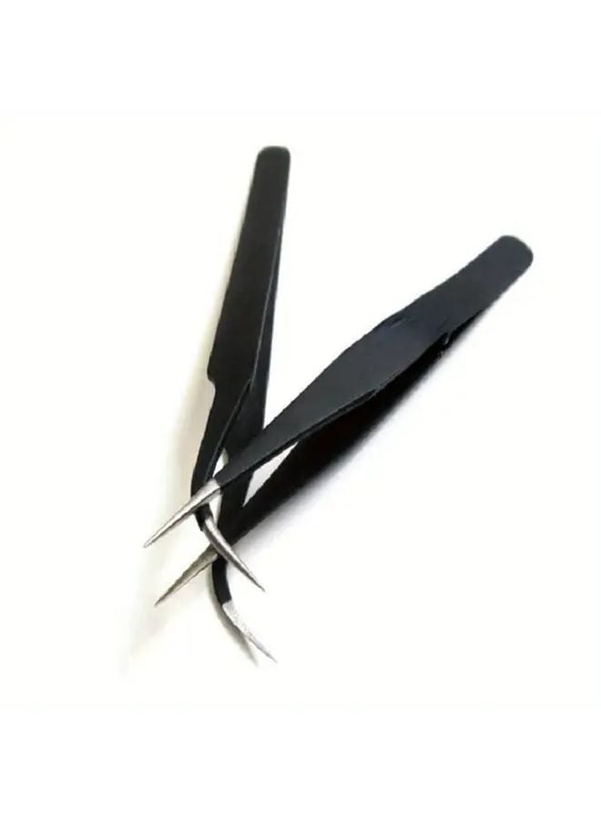 2Pcs Anti Static Stainless Steel Tweezers For Baking Cake Decorating - Image 5