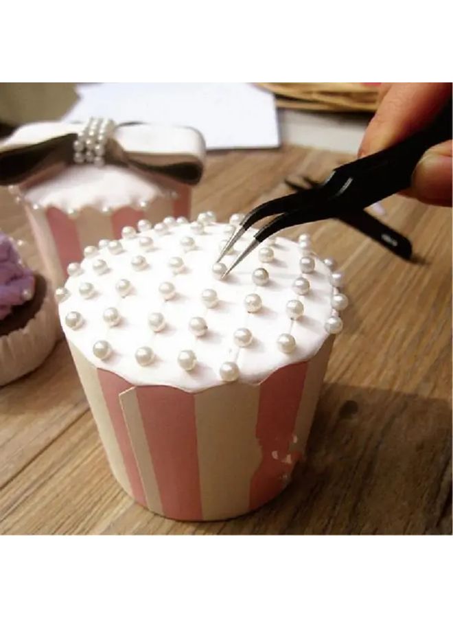 2Pcs Anti Static Stainless Steel Tweezers For Baking Cake Decorating - Image 4