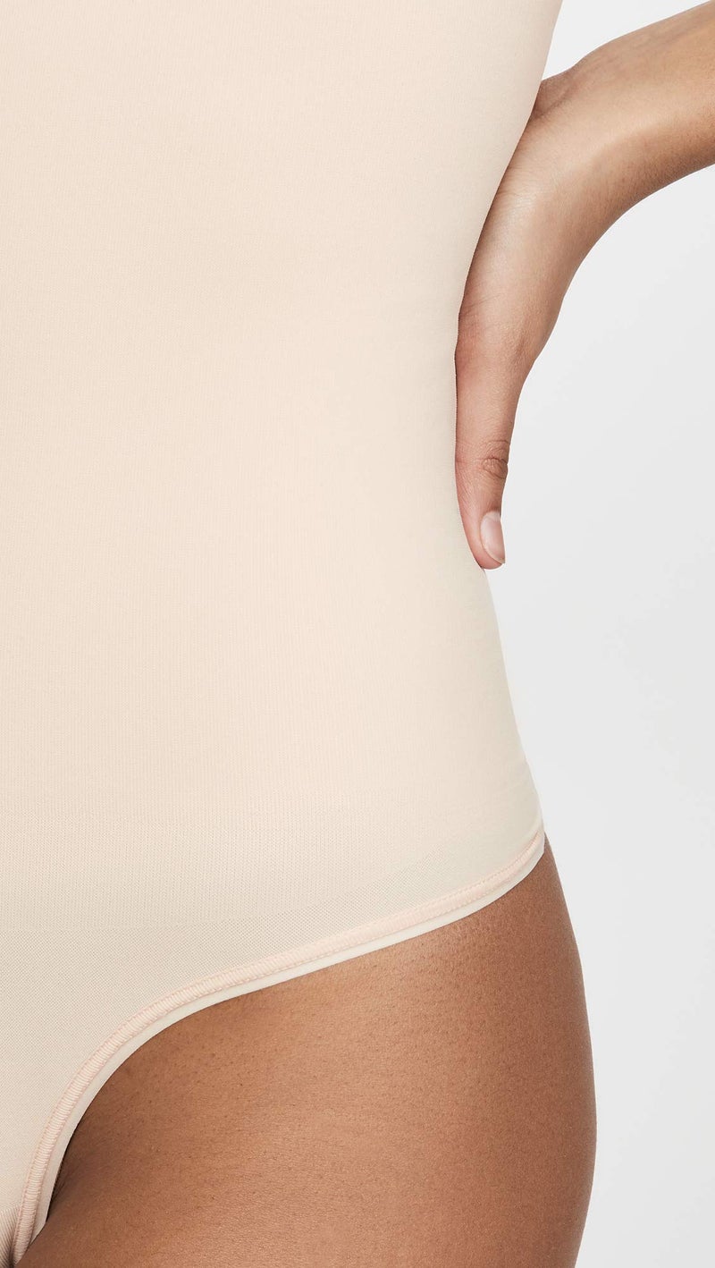 Yummie Women's Danielle Seamless High Waist Shapewear Thong, Naked, 1X/2X - Image 3