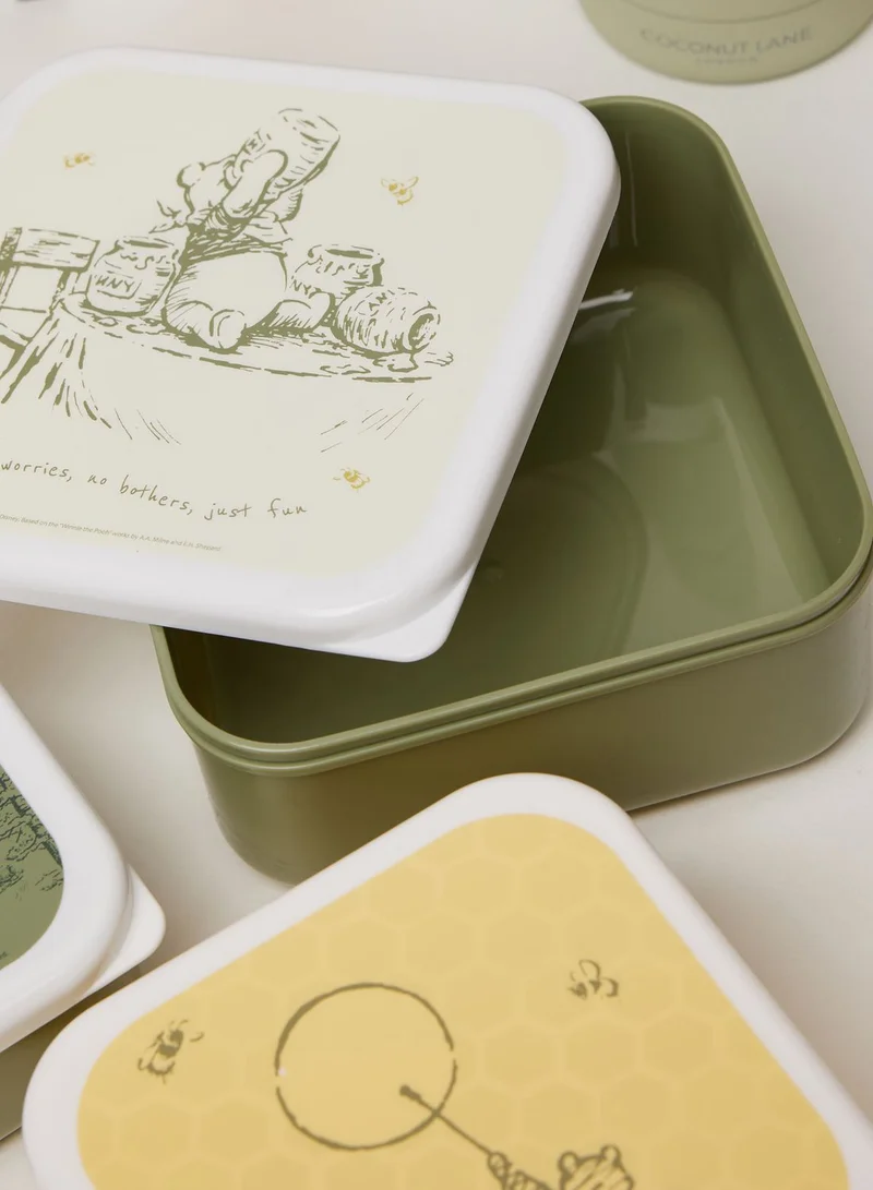 Half Moon Bay Snack Boxes Set Of 3 - Disney Winnie The Pooh