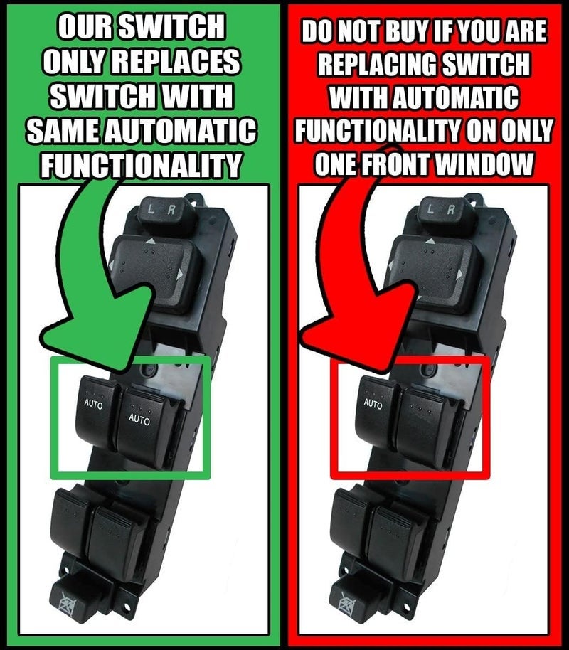 SWITCHDOCTOR Window Master Switch for 2006-2008 Mazda6 (Mazda 6) ONLY - Image 2