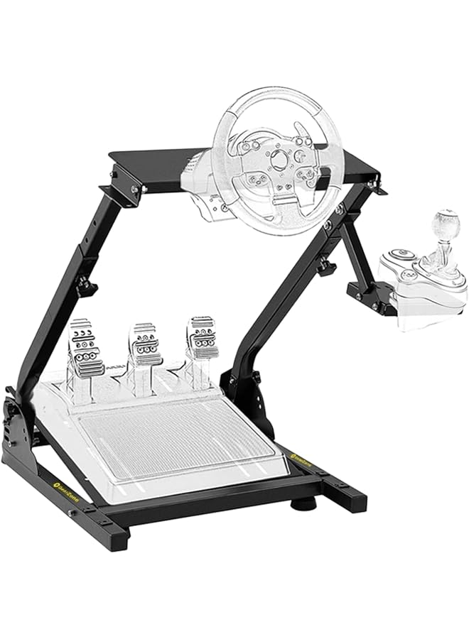 GearZone Gaming Simulator Racing Steering Wheel Stand For Logitech G25 G27 G29 G920 Thrustmaster T300Rs Tx F458 T500Rs T3Pa Pro (F1/Gt) Not Including Wheel、Shifter And Pedals - Image 1