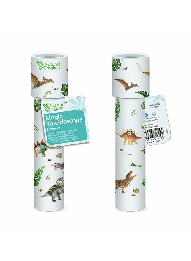 Avenir Natural Creation Magic Kaleidoscope – Dinosaur | Rotating Color Patterns | Classic Optical Toy for Kids & Adults | Imagination & Visual Play - Image 4