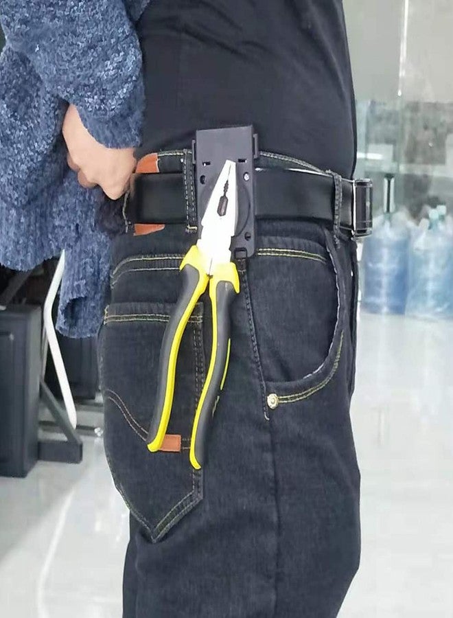 bjsdkff-2 Pieces Magnetic Tool Holder - Strong Clip-On Belt Magnet Holster for Screws, Nails, Hammer, Sockets, Pliers, Screw Driver, Trowel, Drill Bit, Wrench, or Any Magnetic Tools and Hardware - Image 3