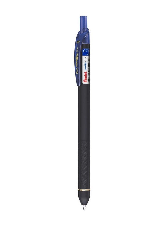 بنتل قلم جل Pentel EnerGel Click Roller - عبوة من 4 أقلام (2 قلم أزرق + 2 قلم أسود) - Image 3