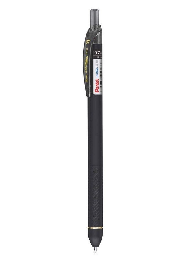 بنتل قلم جل Pentel EnerGel Click Roller - عبوة من 4 أقلام (2 قلم أزرق + 2 قلم أسود) - Image 2