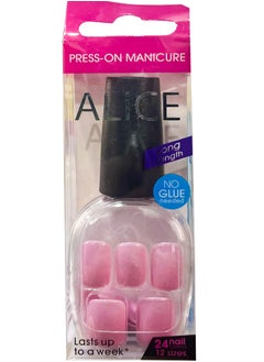 Alice Nails 24 Pieces Pink 12 Sizes No Glue Needed - pzsku/ZDE8E8AC83AE102932741Z/45/_/1739877372/168cee29-9720-45c2-9d30-5271994d645d