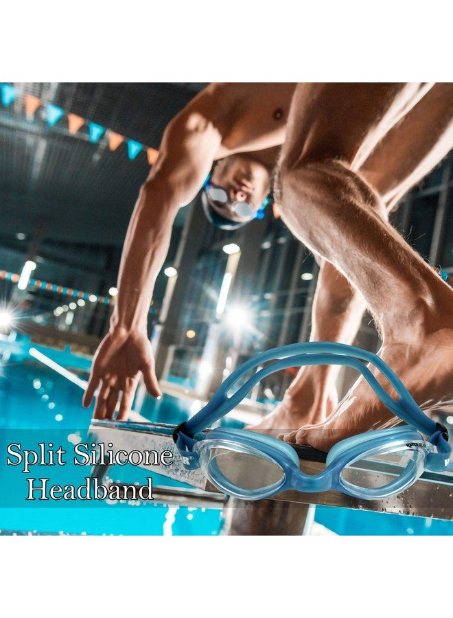 Water Gear Razor Antifog Goggle (Clear W/Blue Seals) - Image 4