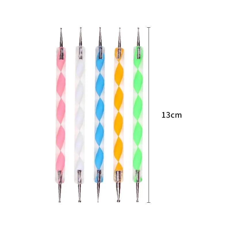 Qatalitic 13 Pcs Mandala and Acrylic Dotting Tool Set, Embossing Stylus for Pottery Ceramic and Polymer Clay for DIY Designs, Clay Sculpting - Image 3