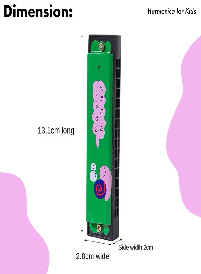 سنابترون مجموعة هارمونيكا سنابترون 12 قطعة للأطفال، آلة موسيقية كرتونية، هدايا عيد ميلاد للبنات والأولاد - Image 3