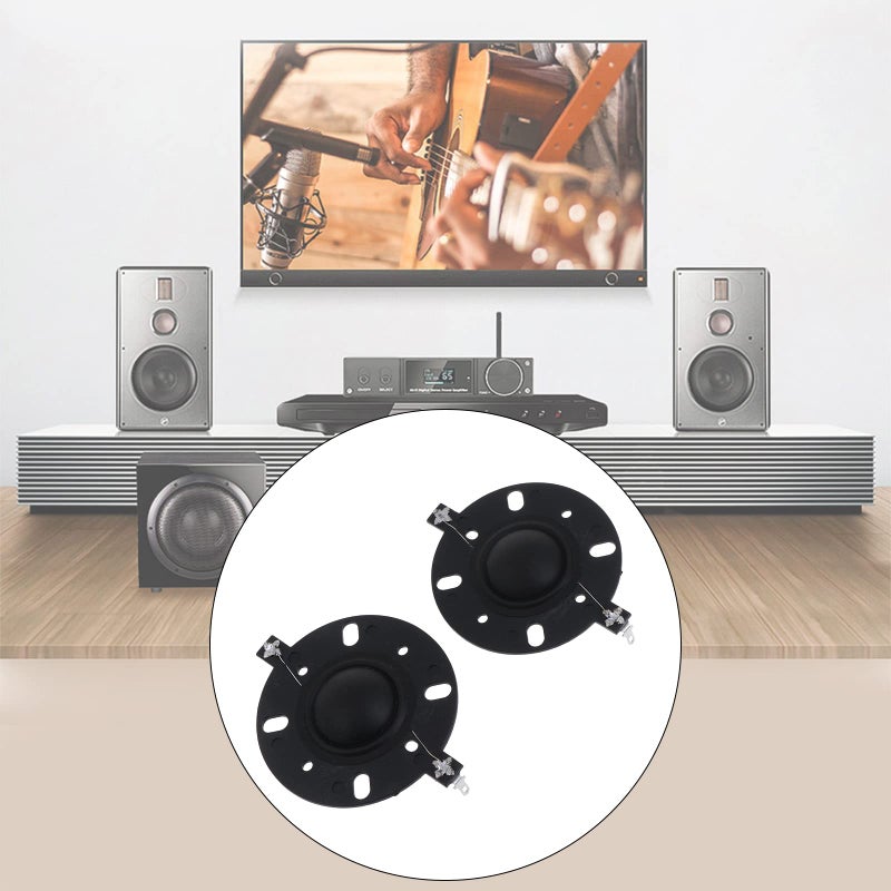 Transparent 25.5mm Silk Dome Tweeter Voice Coil Repair Kit With Piezoelectric Crossover - Image 3
