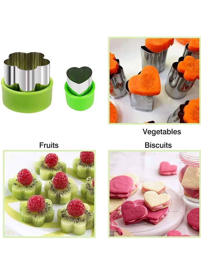 LENND Stainless Steel Sandwiches Cutter set, Mickey Mouse & Dinosaur & Heart & Star Shapes Sandwich Cutters Cookie Cutters Vegetable cutters-Food Grade Cookie Cutter Mold for Kids  - Image 4