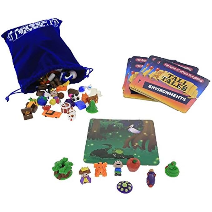 SCS Direct Tall Tales Story Telling Board Game  Family Game of Infinite Storytelling  4 Players Ages 4 and Up - Image 3
