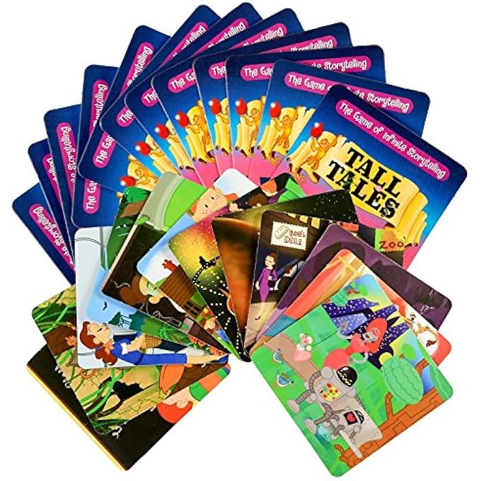SCS Direct Tall Tales Story Telling Board Game  Family Game of Infinite Storytelling  4 Players Ages 4 and Up - Image 2
