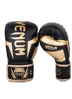 Elite Boxing Gloves Blk-Gld 16 Oz