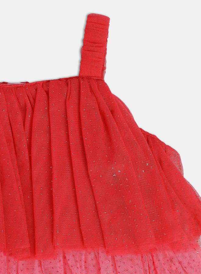 MINIKLUB Girls Mesh Layered Dress - Image 4