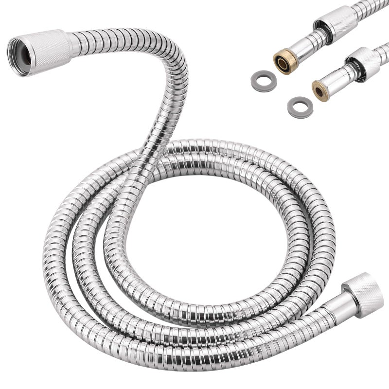 LavishStream For Grohe Relexaflex Style 28143001 59 Metal Long Life Shower Hose with Brass Insert and Nut Suitable for All GROHE Shower Series Starlight Chrome - Image 2