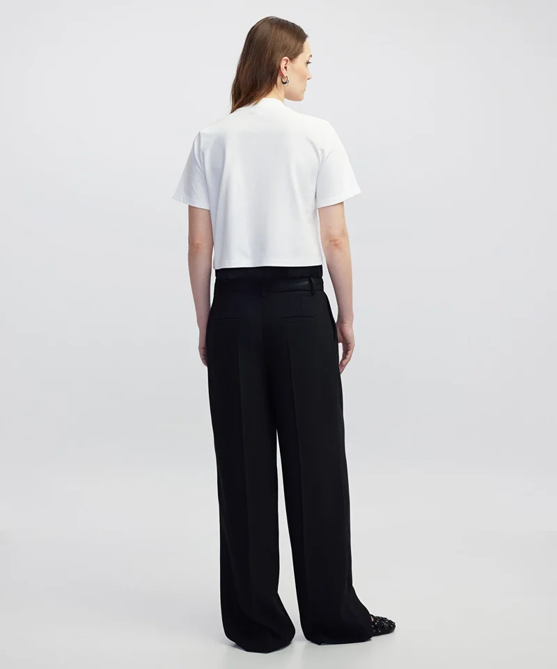 Ipekyol  Double Waist Wide Leg Trousers for Women | Best Price UAE