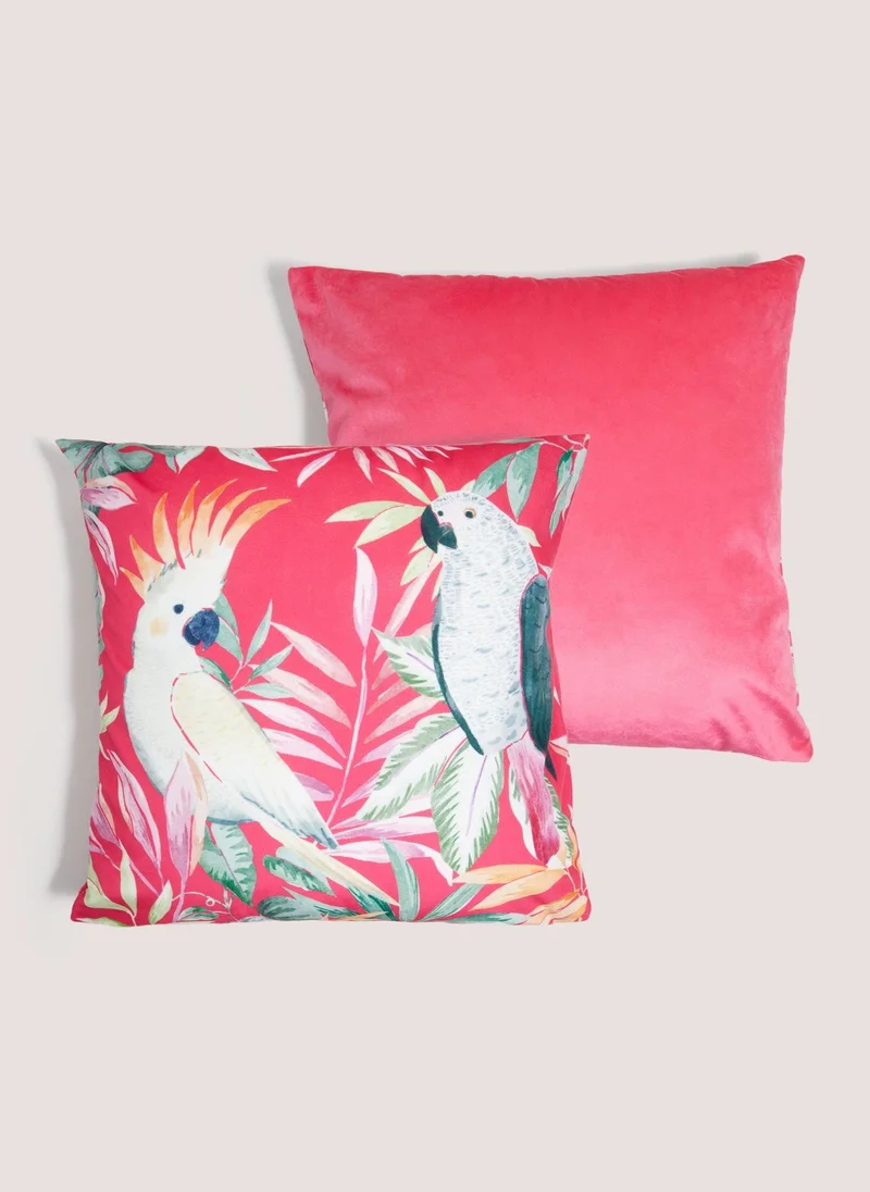 Matalan Pink Paradise Bird Cushion
