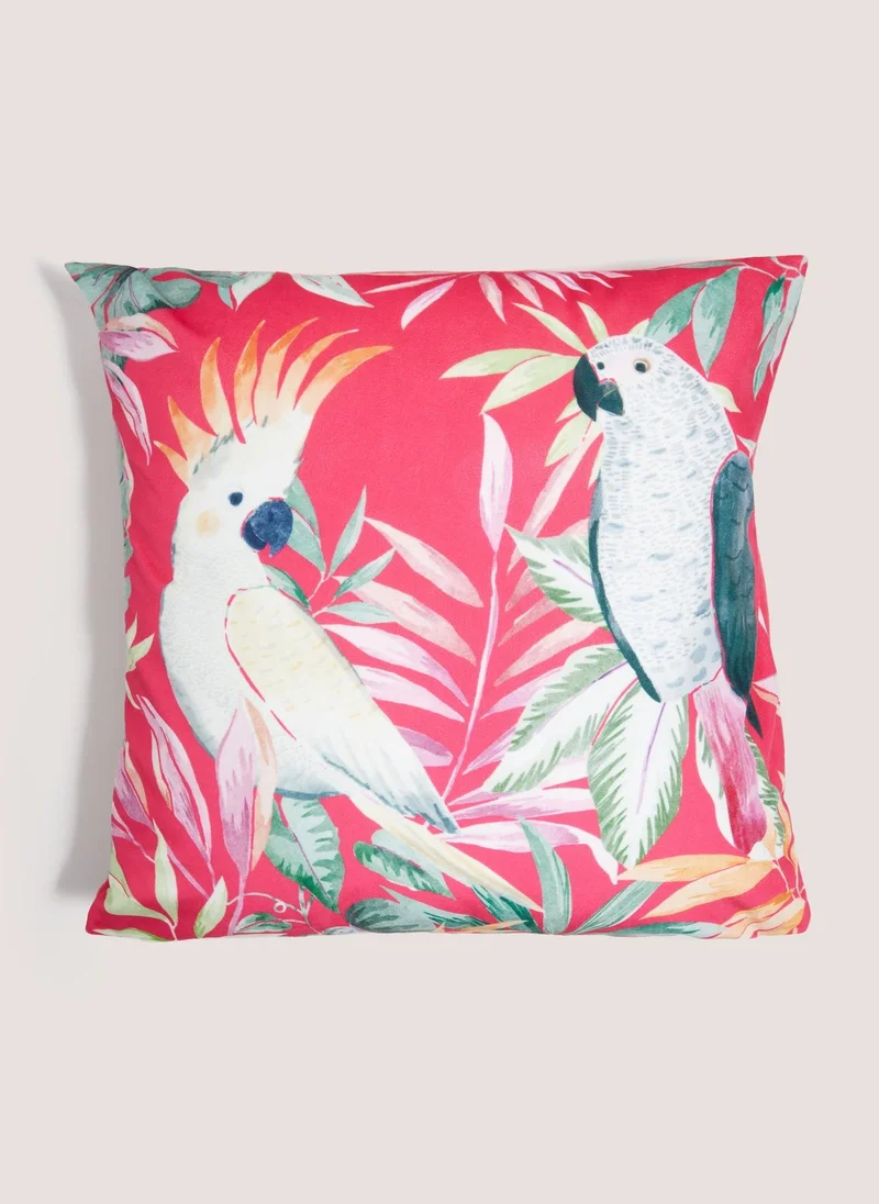 Matalan Pink Paradise Bird Cushion